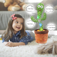 Dancing Talking Cactus Toy - Singing, Mimicking, Recording